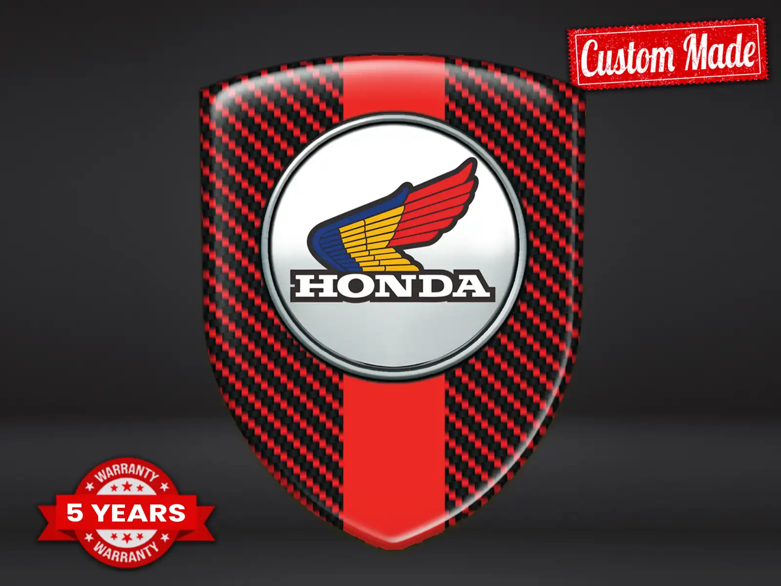 Honda Autocollant Bombé Max Durable Stylé Pro Performance